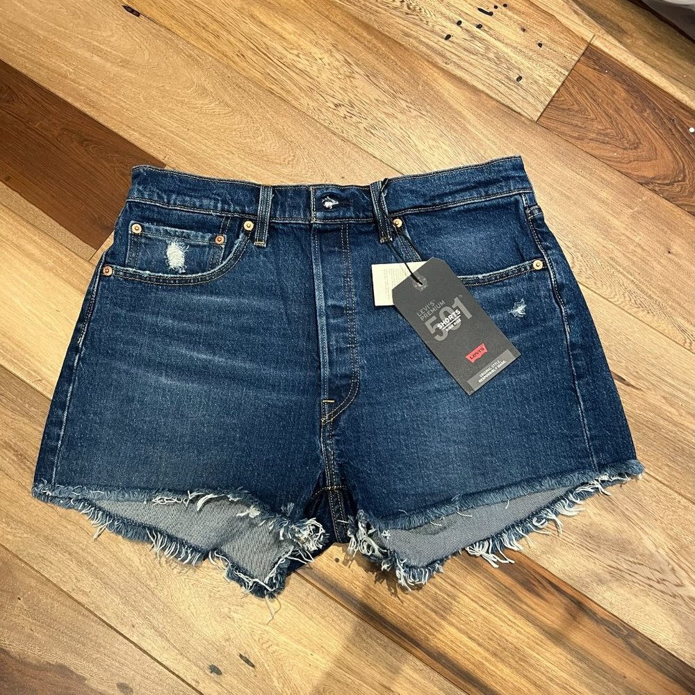 New Levi's 501 High Rise Women's Shorts Size 32 in Charleston Outlasted